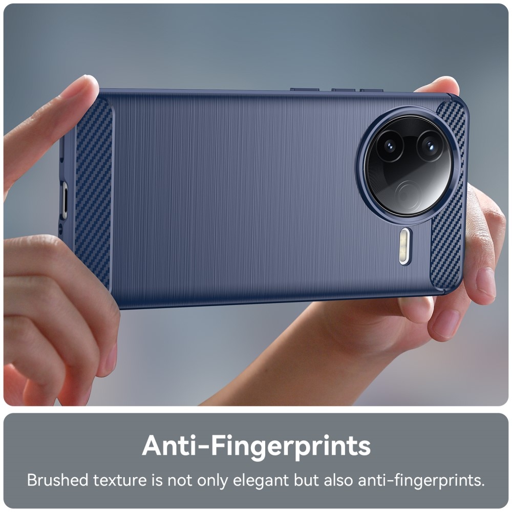 Carbon odolný gelový obal na Xiaomi Poco F7 Pro - modrý