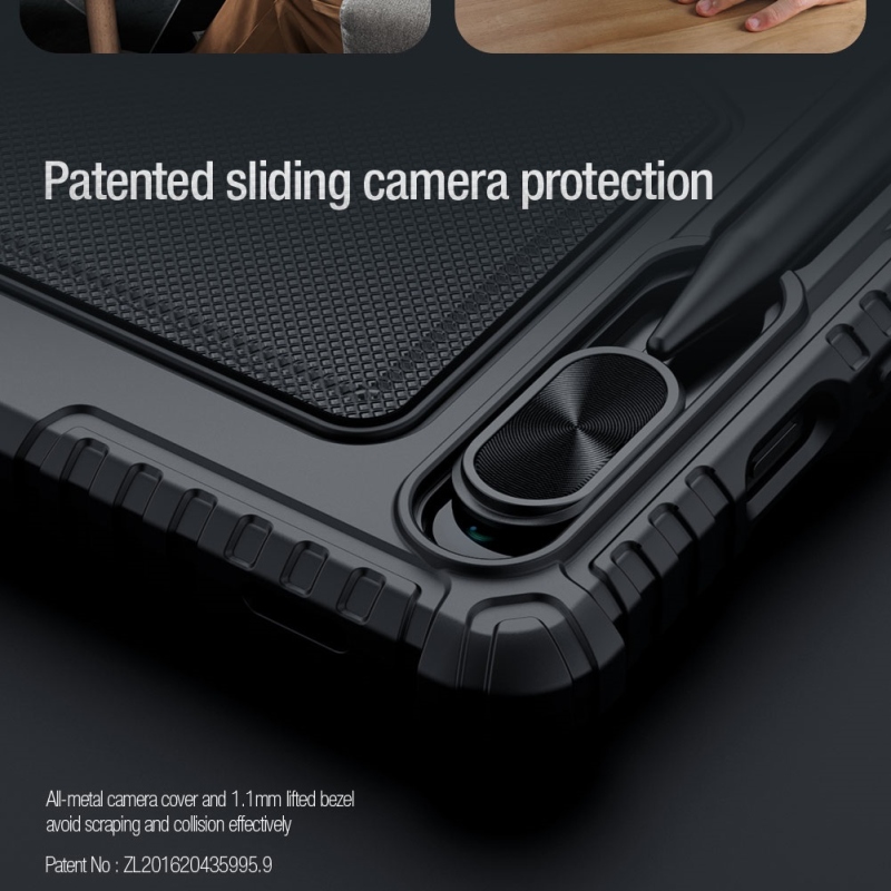 Nillkin Bumper Combo Keyboard Case (Backlit Version) pro Samsung Tab S9 Black