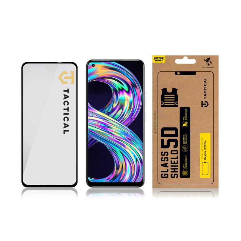 Tactical Glass Shield 5D sklo pro Realme 8/8 Pro Black 