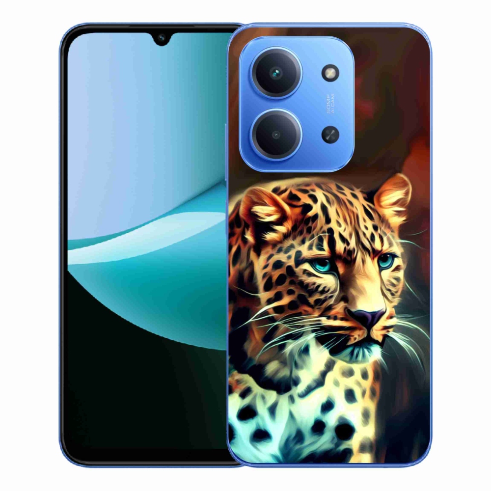 Gelový kryt mmCase na Xiaomi Redmi 15C 4G/5G (173mm) - leopard