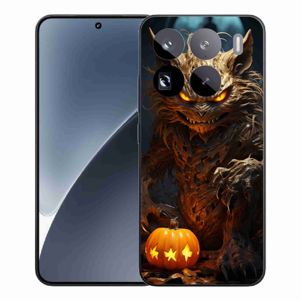 Gelový kryt mmCase na Xiaomi 15 Pro - halloweenská příšera