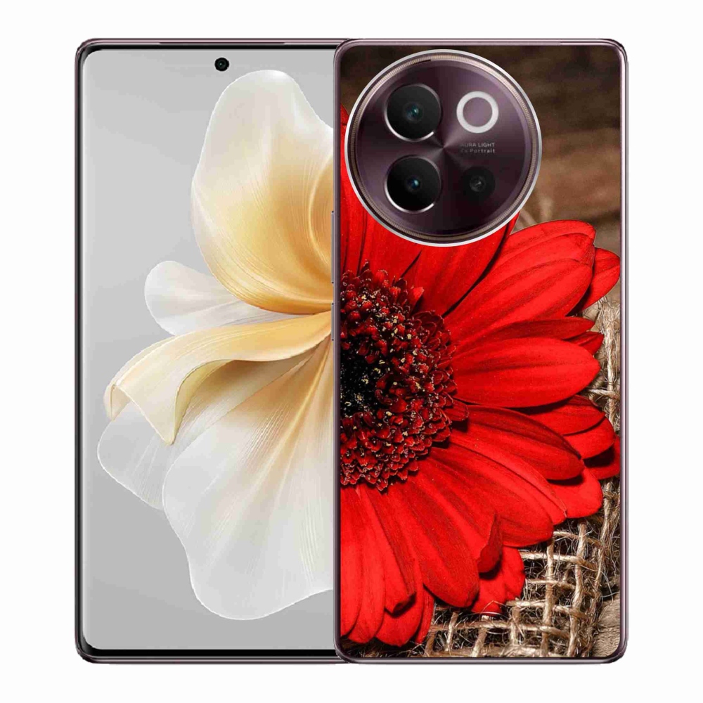 Gelový kryt mmCase na Vivo V40 Lite 5G - gerbera