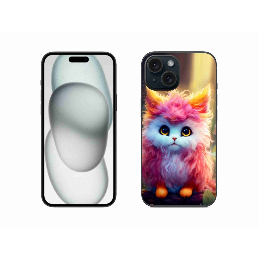 Gelový kryt mmCase na iPhone 15 - roztomilé kotě 5
