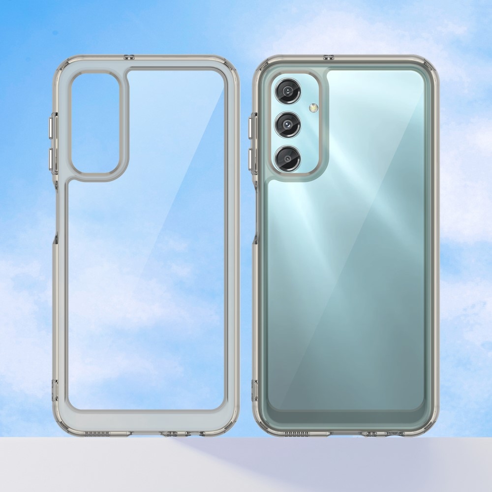 Gelový obal s pevnými zády na Samsung Galaxy A25 5G - šedý