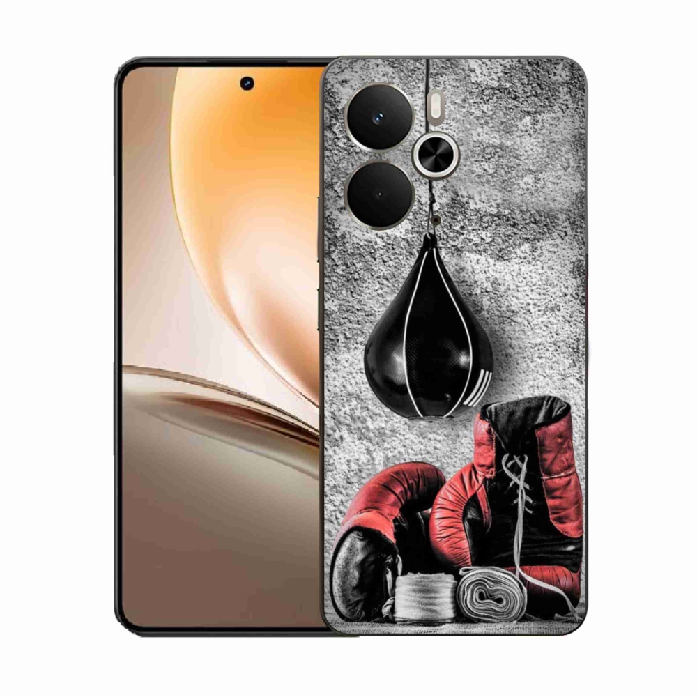 Gelový kryt mmCase na Realme 14 5G - boxovací pytel a rukavice