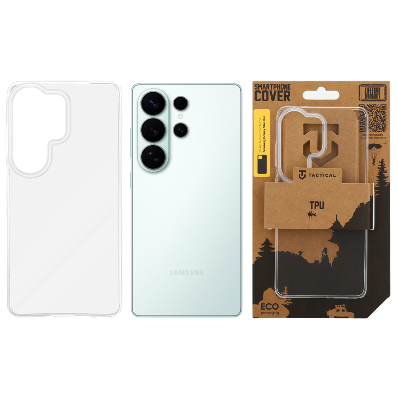 Tactical TPU Kryt pro Samsung Galaxy S26 Ultra Transparent