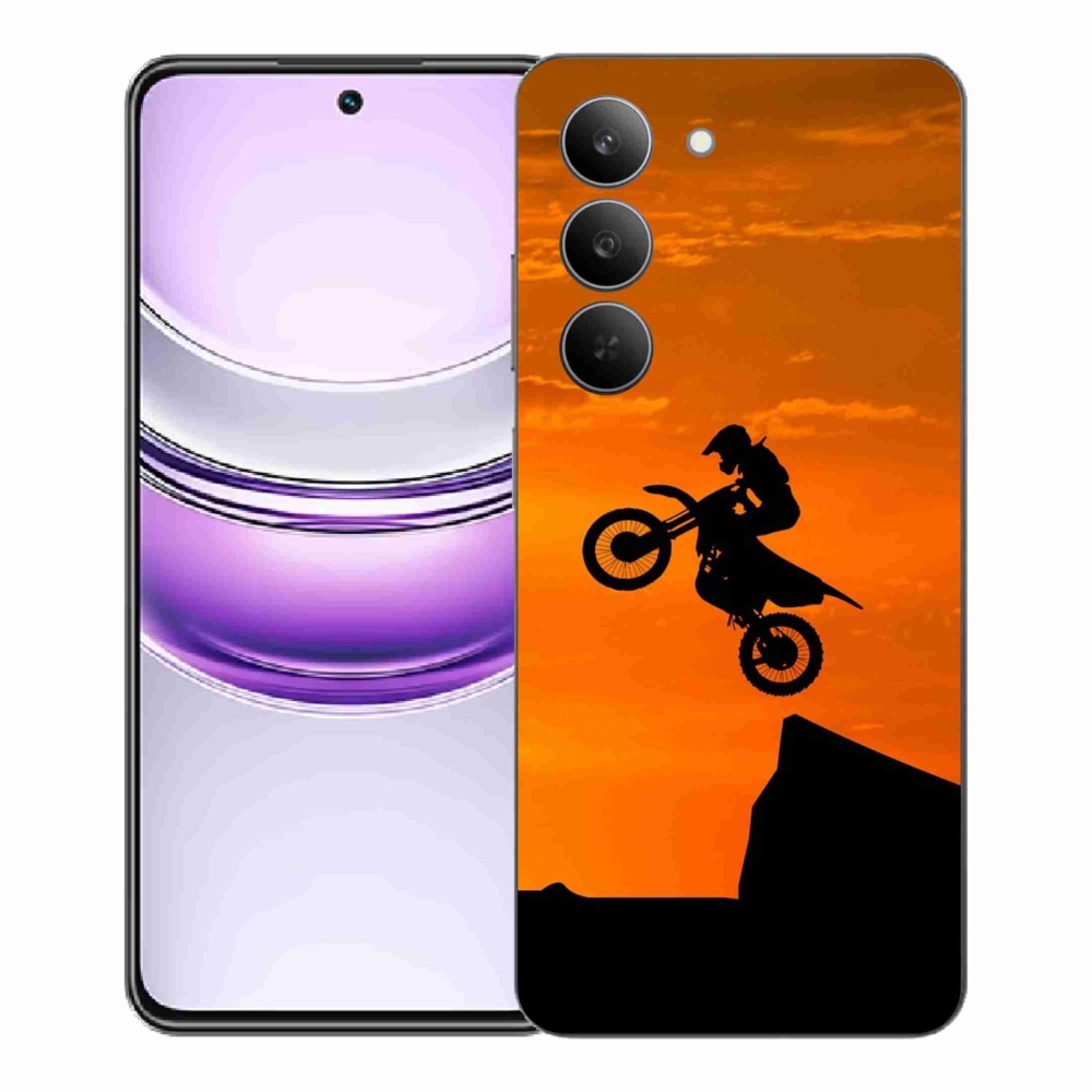 Gelový kryt mmCase na Realme 14x 5G - motocross