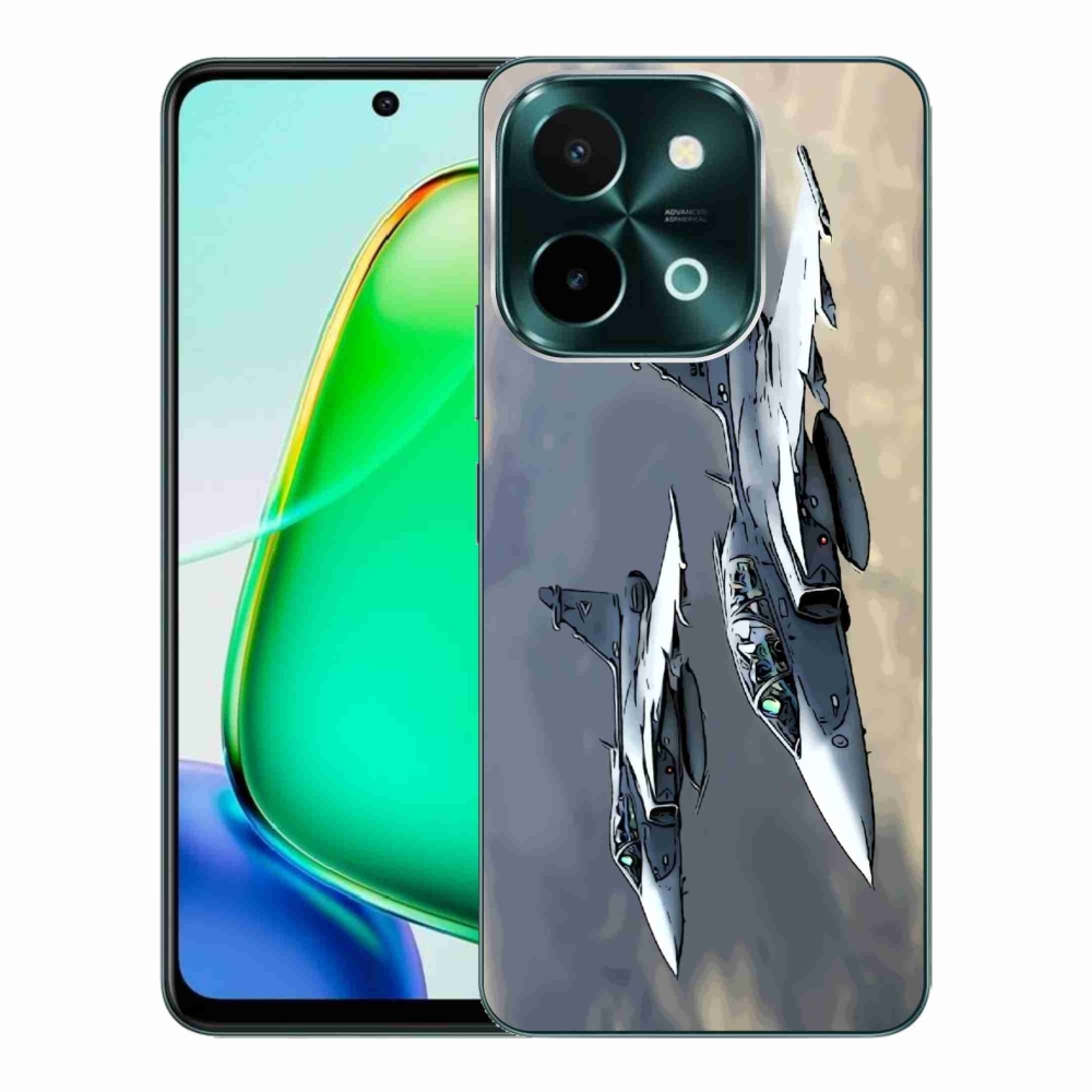 Gelový kryt mmCase na Vivo Y28 - stíhačky