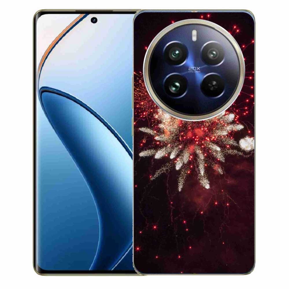 Gelový kryt mmCase na Realme 12 Pro 5G/12 Pro+ 5G - ohňostroj