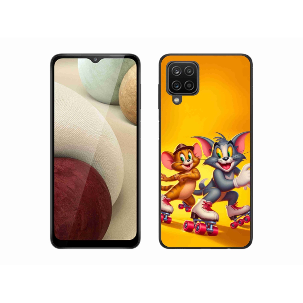Gelový kryt mmCase na Samsung Galaxy M12 - tom a jerry