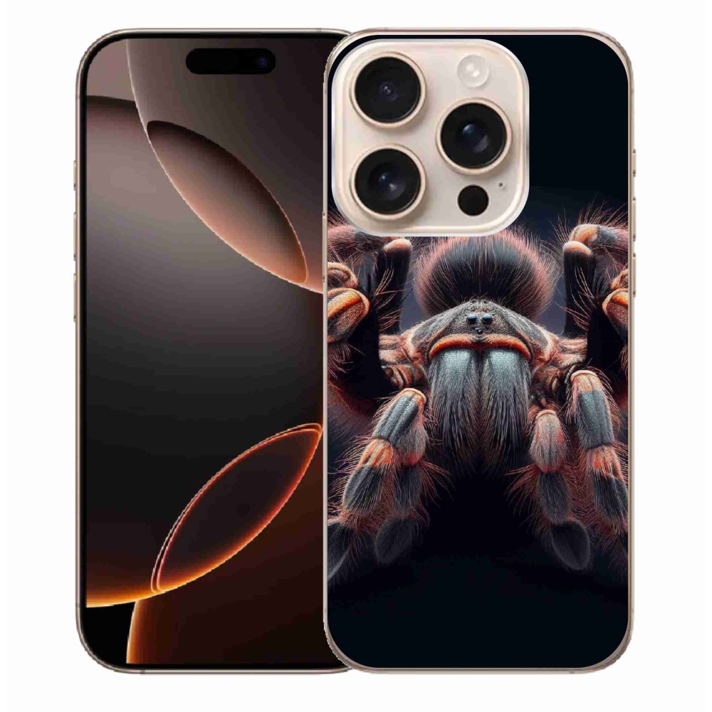 Gelový kryt mmCase na iPhone 16 Pro Max - tarantule