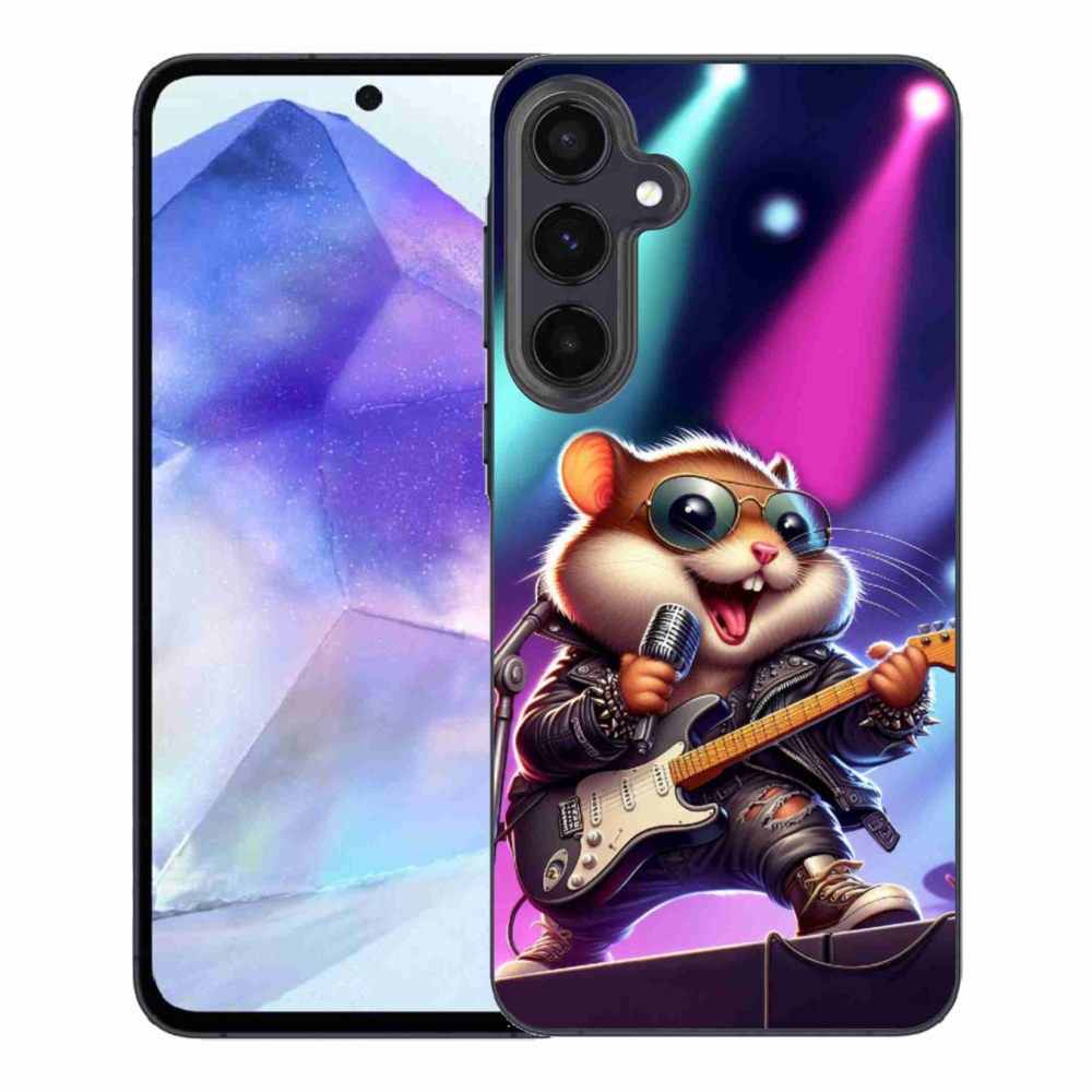 Gelový kryt mmCase na Samsung Galaxy A55 5G - křeček rocker