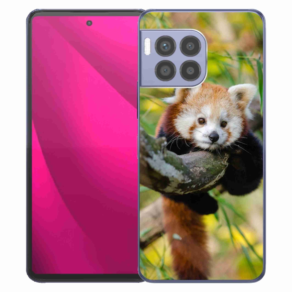 Gelový kryt mmCase na T-Mobile T Phone 2 Pro - panda červená