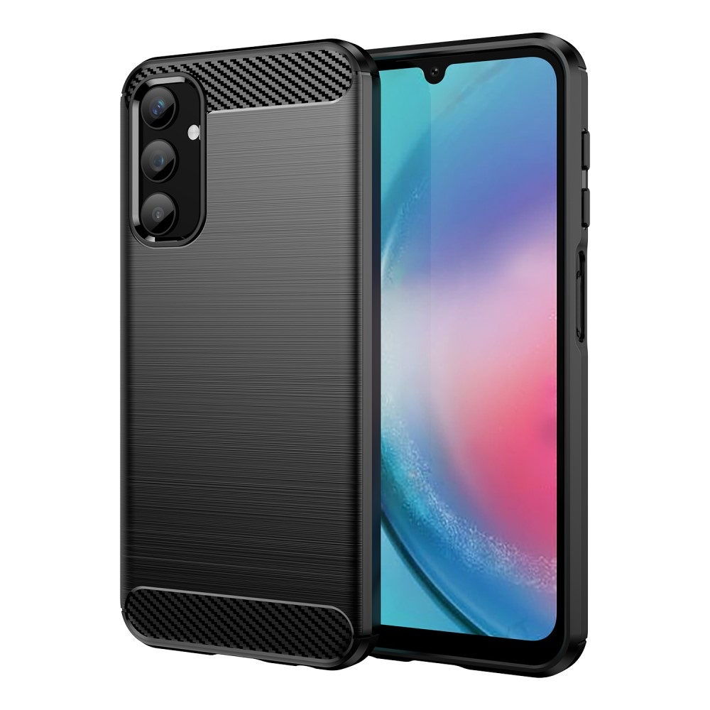 Carbon odolný gelový obal na Samsung Galaxy A25 5G - černý