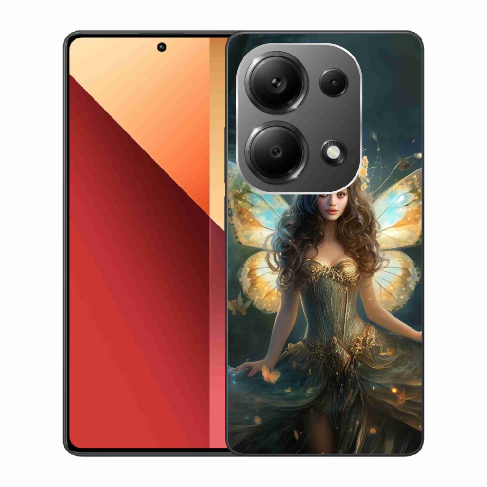 Gelový kryt mmCase na Xiaomi Redmi Note 13 Pro 4G/Poco M6 Pro - motýlí žena