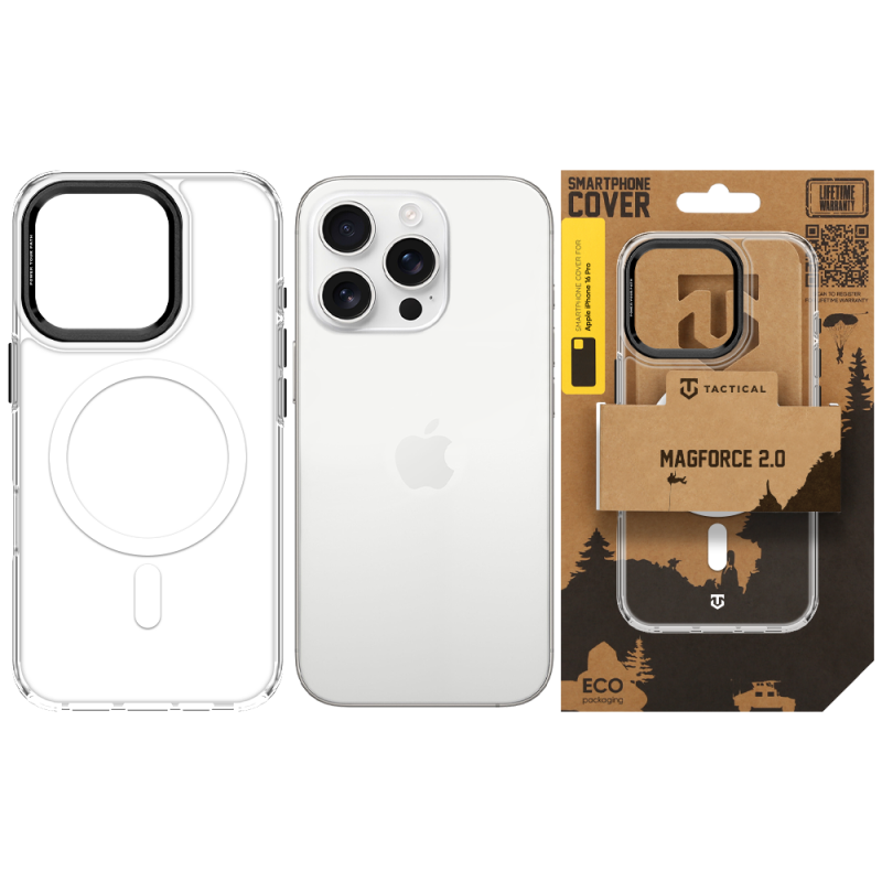 Tactical MagForce 2.0 Kryt pro Apple iPhone 16 Pro Black