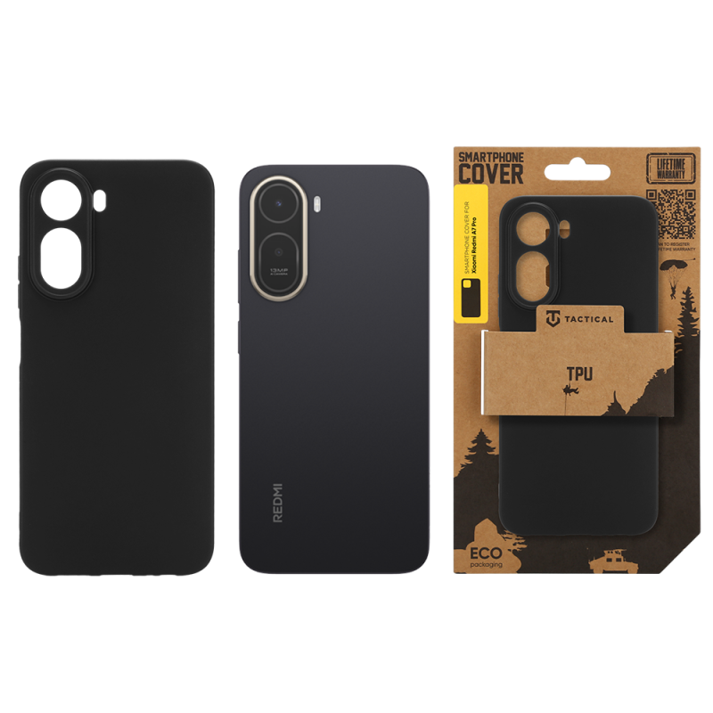 Tactical TPU Kryt pro Xiaomi Redmi A7 Pro Black