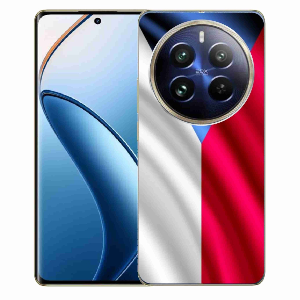 Gelový kryt mmCase na Realme 12 Pro 5G/12 Pro+ 5G - česká vlajka