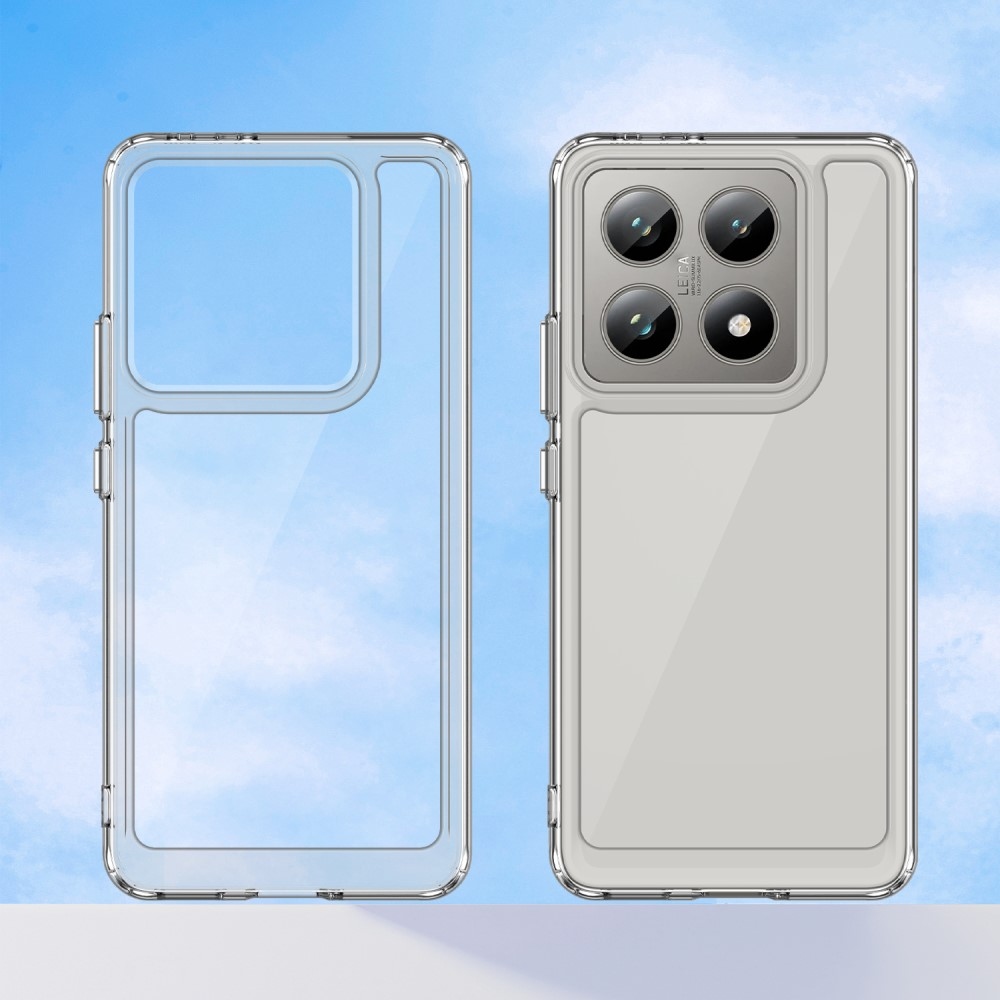 Gelový obal s pevnými zády na Xiaomi 14T/14T Pro - průhledný