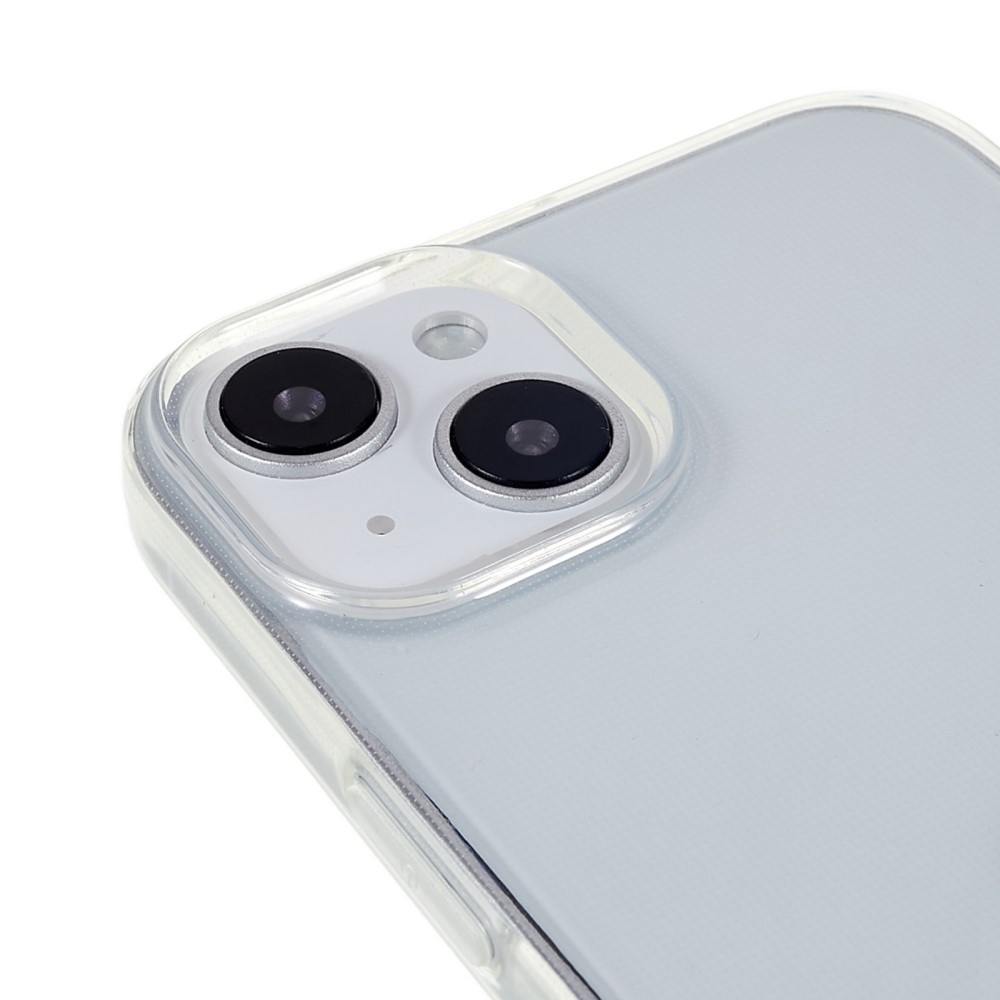 Průhledný gelový obal na iPhone 15 Plus - průhledný