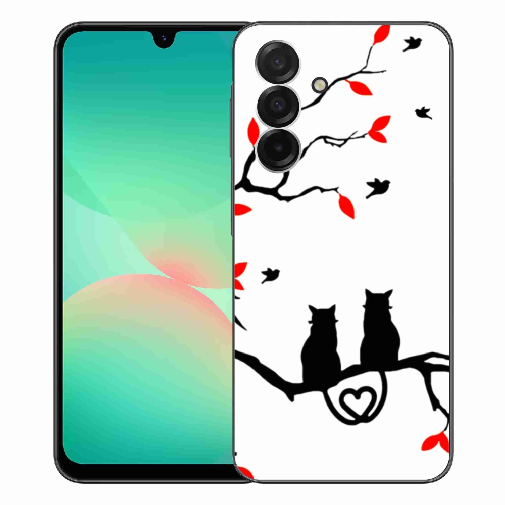 Gelový kryt mmCase na Samsung Galaxy A26 5G - kočičí láska