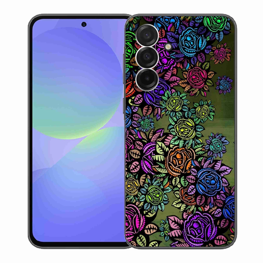 Gelový kryt mmCase na Samsung Galaxy A36 5G - květiny 6