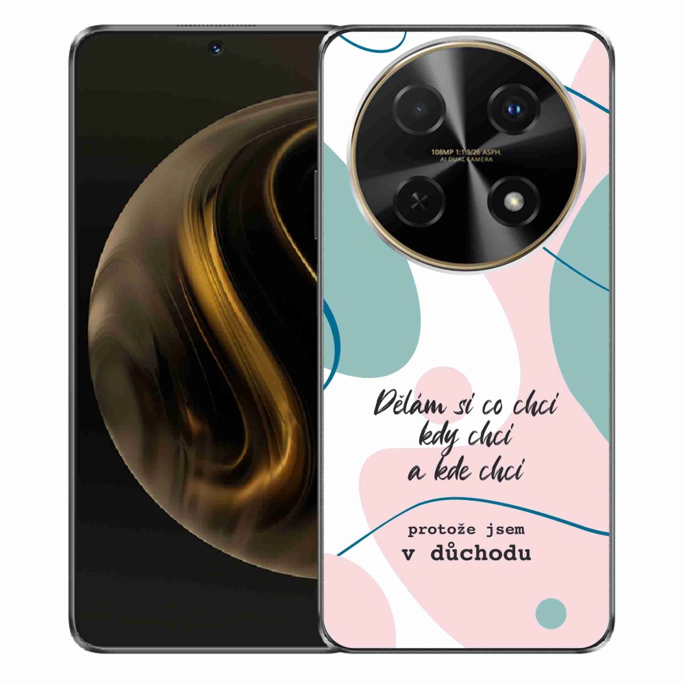 Gelový kryt mmCase na Huawei Nova 12i - vtipný text 10 bílé pozadí