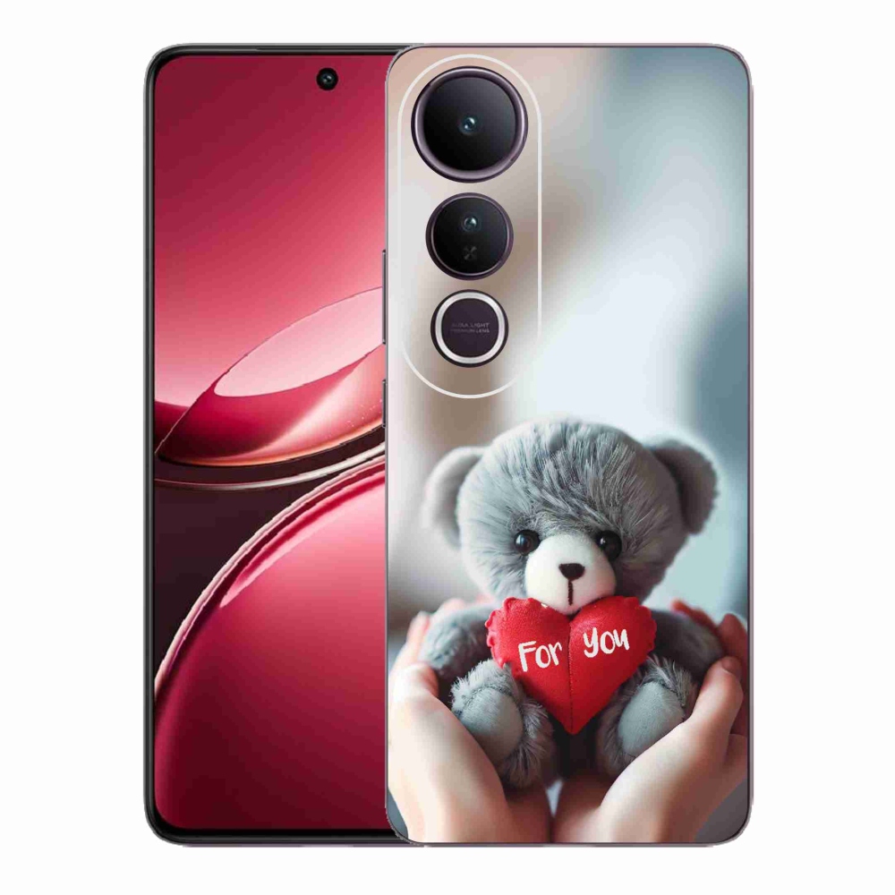 Gelový kryt mmCase na Vivo V50 Lite 4G/5G - medvídek pro zamilované