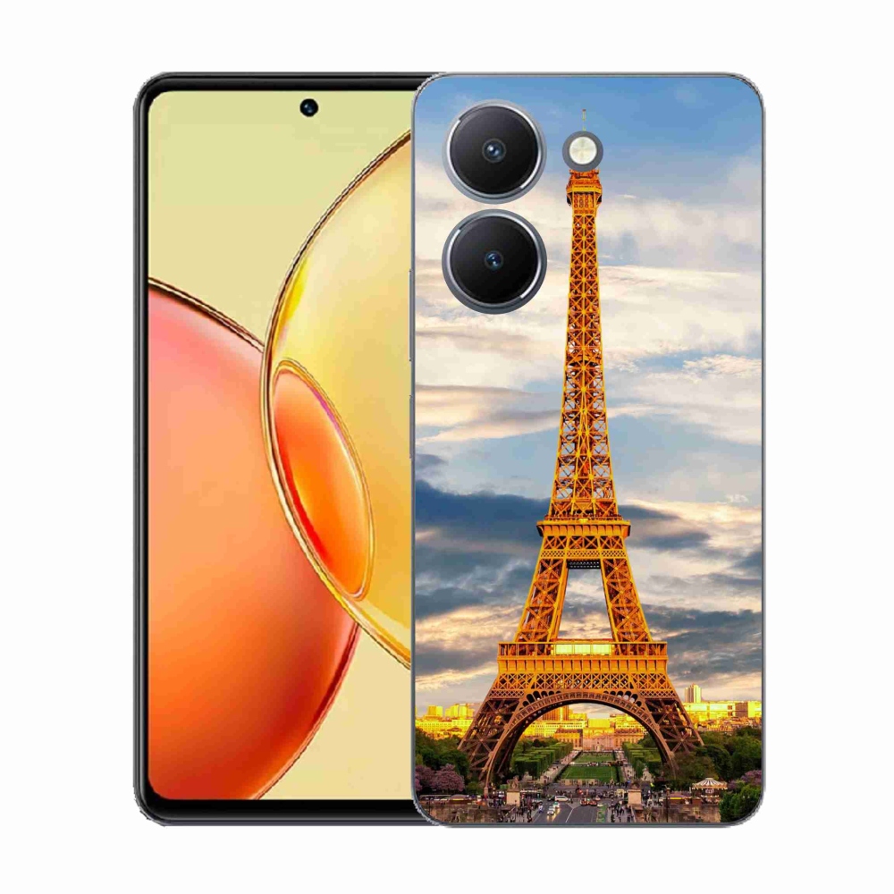 Gelový kryt mmCase na Vivo Y36 - eiffelova věž 3
