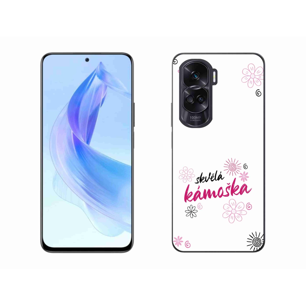 Gelový kryt mmCase na Honor 90 Lite - skvělá kámoška bílé pozadí