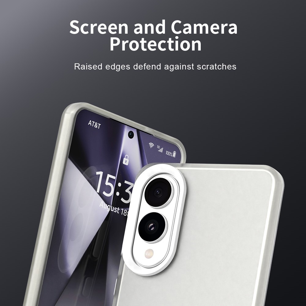 Candys matný gelový obal na Samsung Galaxy S25 Edge - bílý