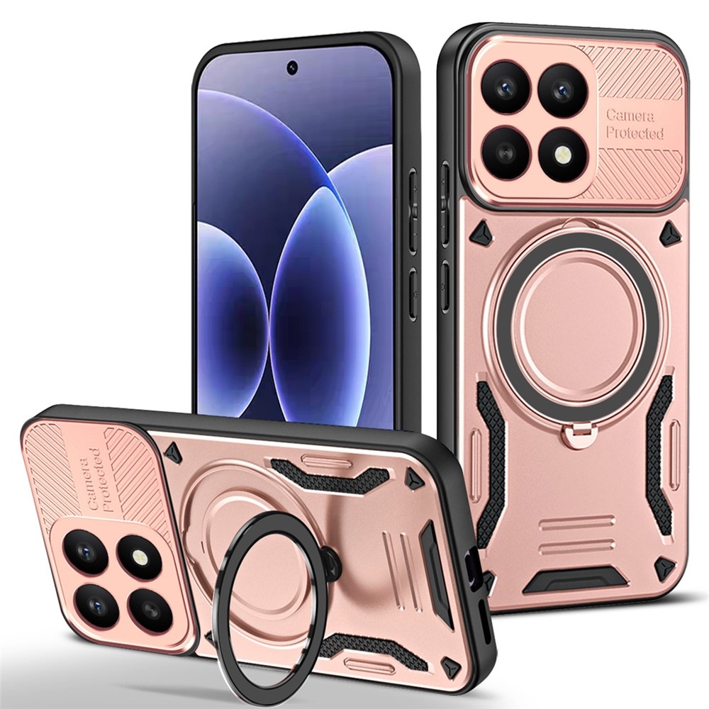 Robust odolný kryt s MagSafe na Xiaomi 17 - růžovozlatý