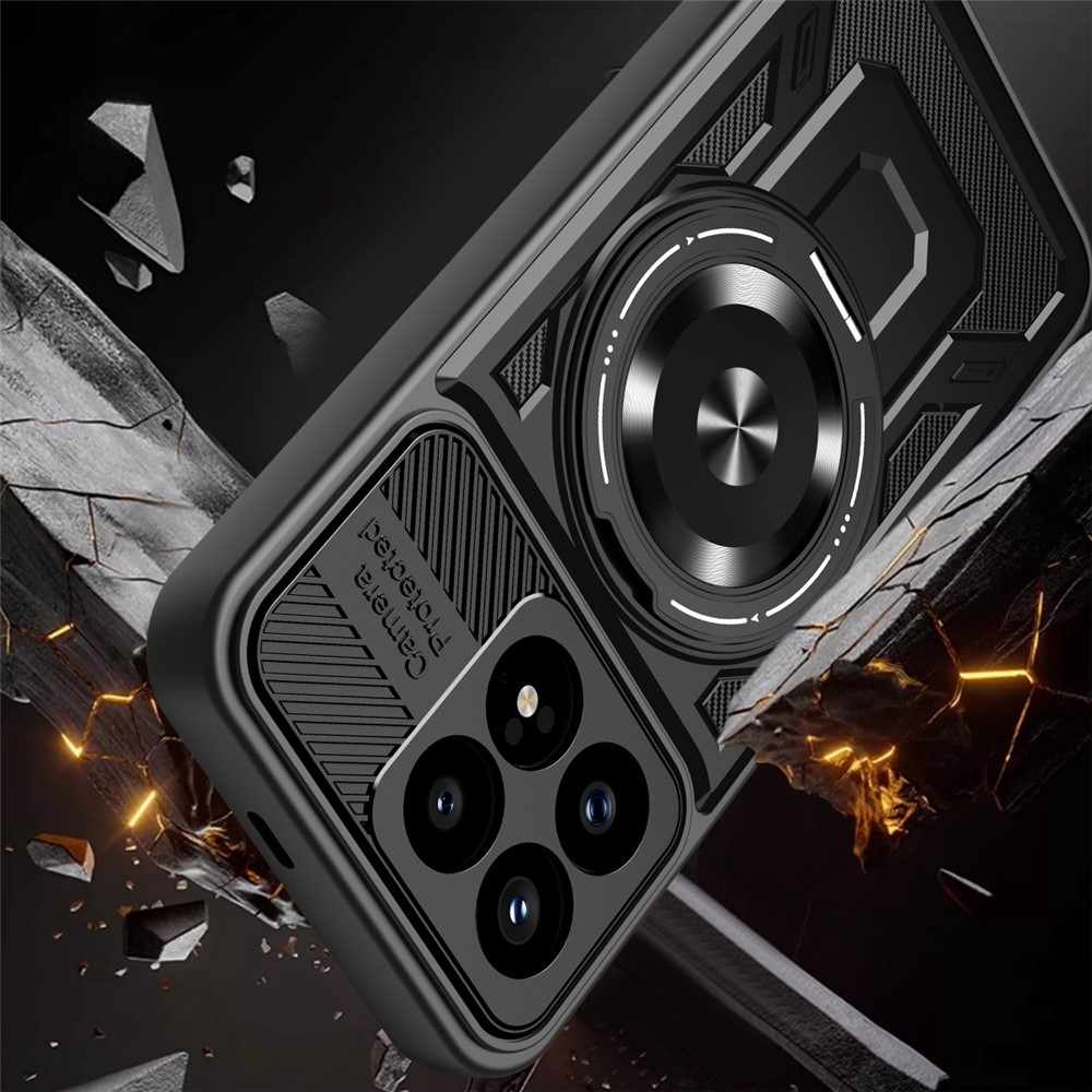 Robust odolný kryt s MagSafe na Xiaomi Poco F8 Pro 5G - černý