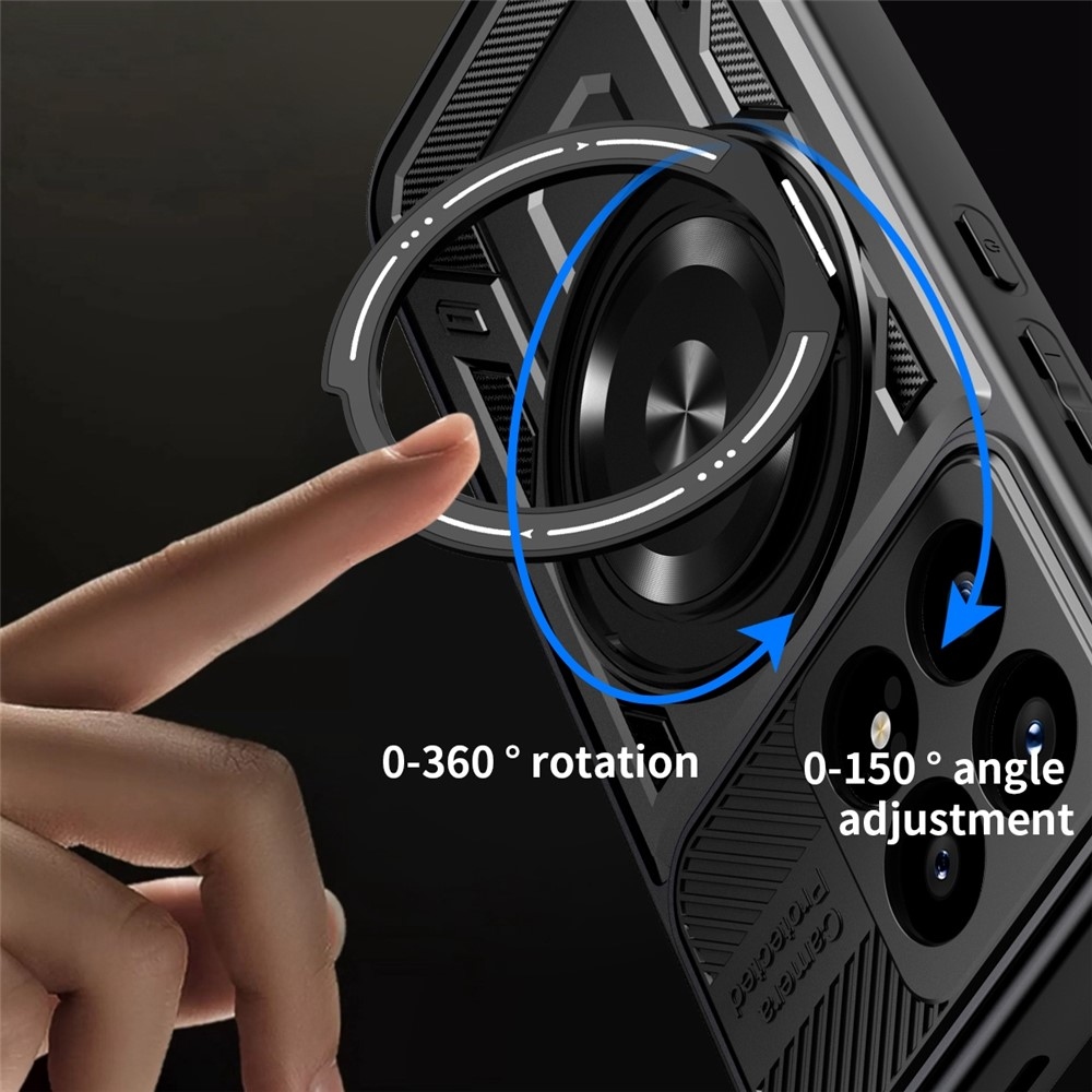 Robust odolný kryt s MagSafe na Xiaomi Poco F8 Pro 5G - černý