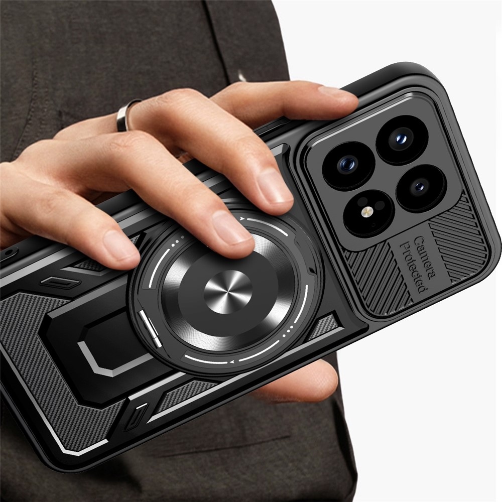 Robust odolný kryt s MagSafe na Xiaomi Poco F8 Pro 5G - černý