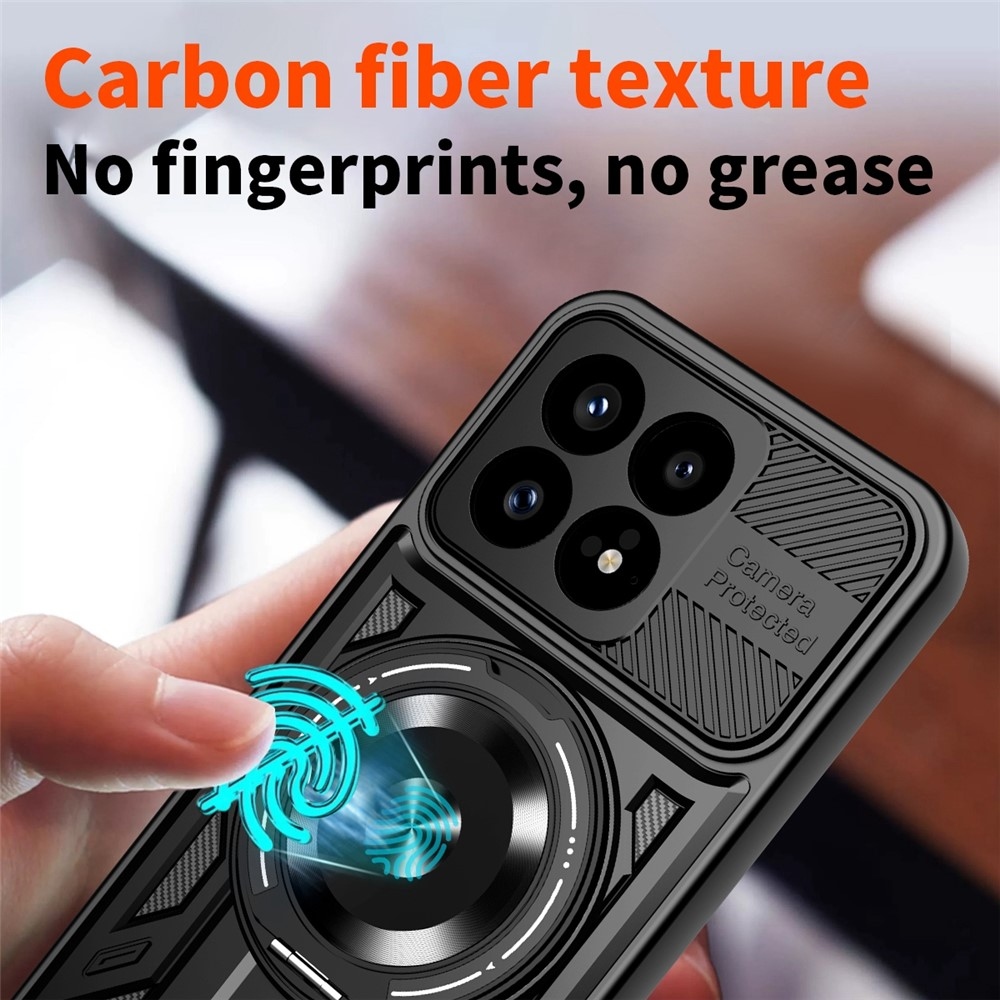 Robust odolný kryt s MagSafe na Xiaomi Poco F8 Pro 5G - černý