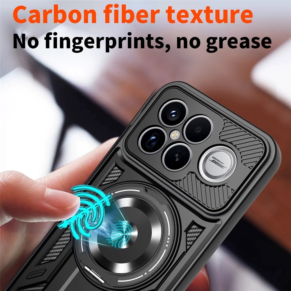 Robust odolný kryt s MagSafe na Xiaomi Poco F8 Ultra 5G - černý