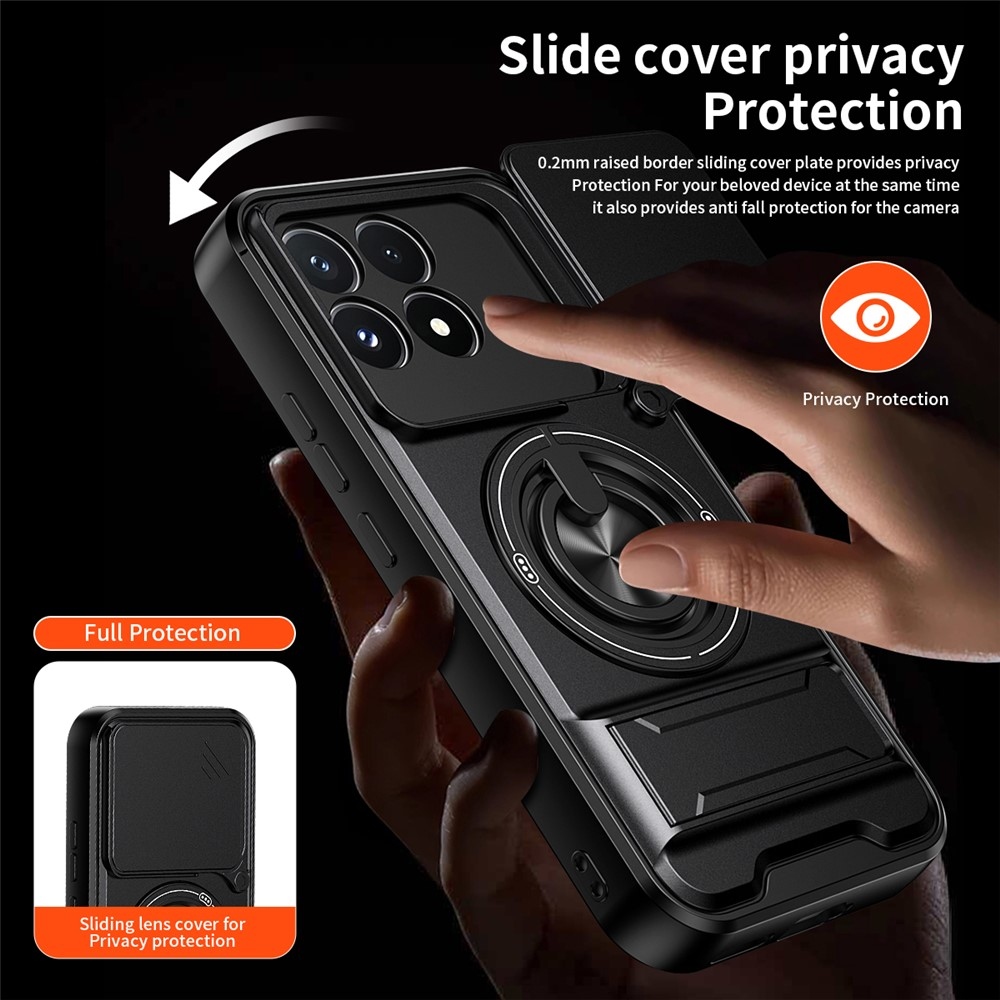 Robuste odolný kryt na Xiaomi Poco F9 Pro 5G - černý