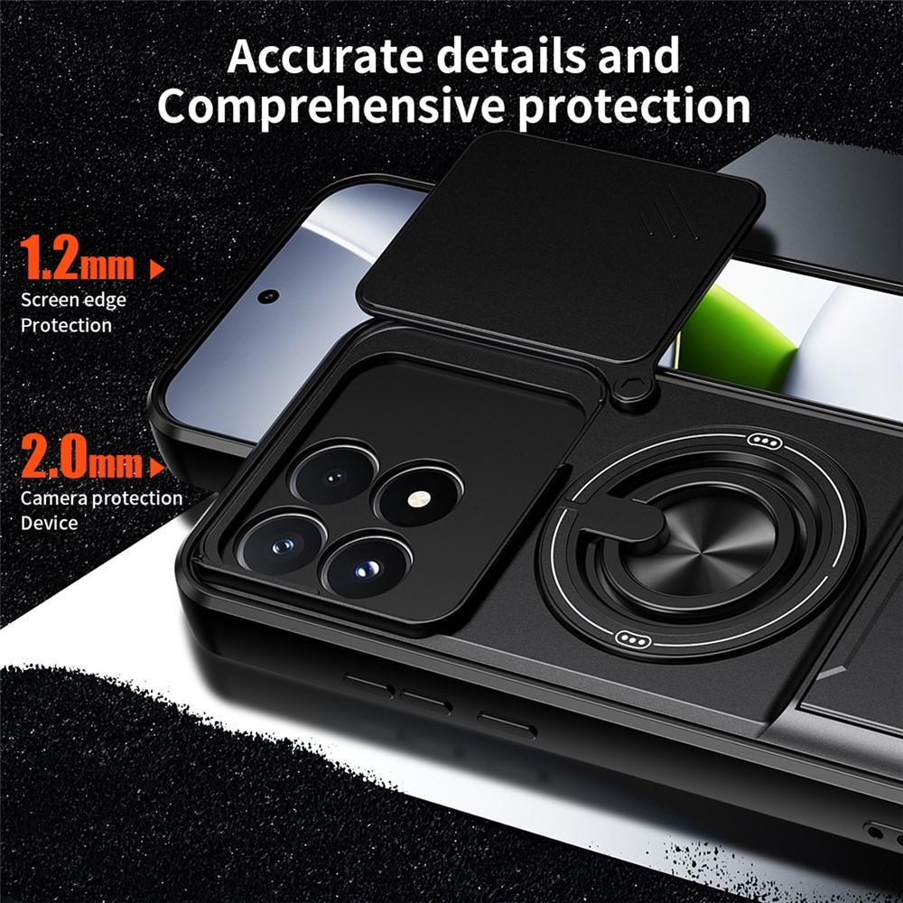 Robuste odolný kryt na Xiaomi Poco F9 Pro 5G - černý