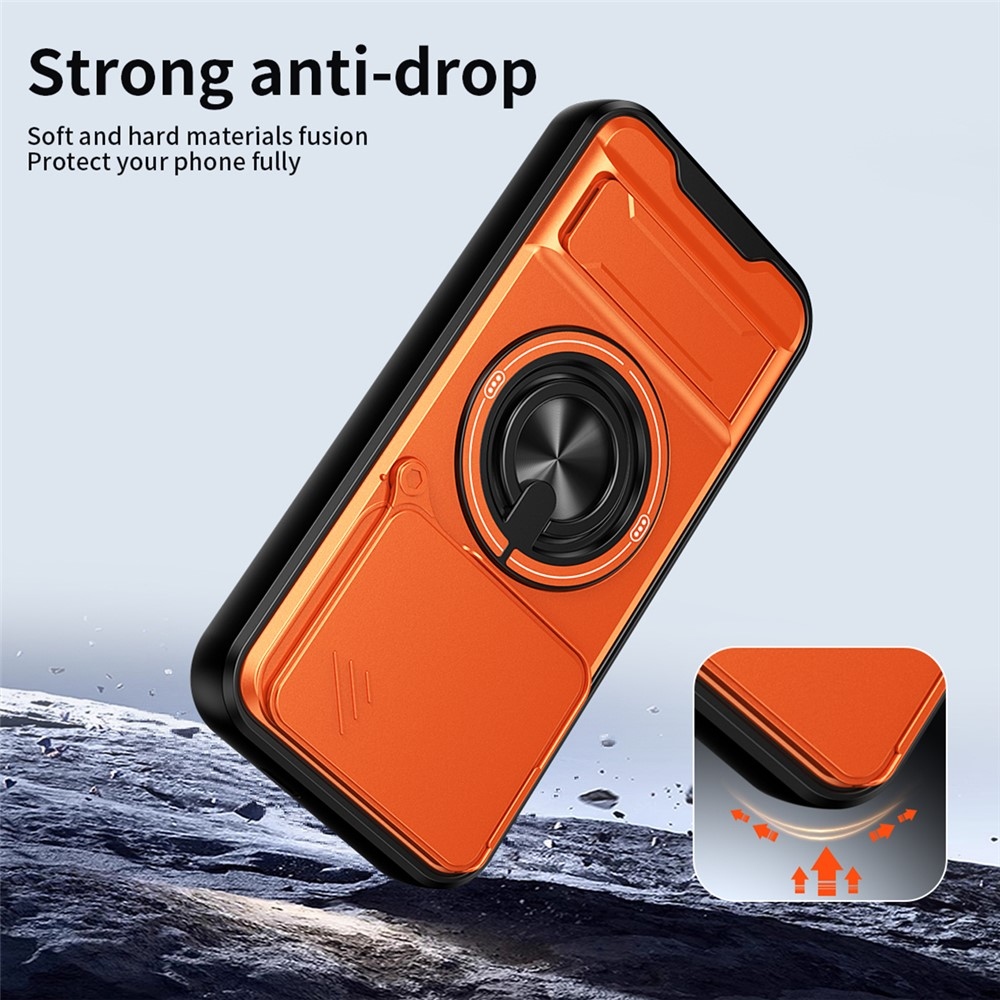 Robuste odolný kryt na Xiaomi Poco F9 Pro 5G - oranžový
