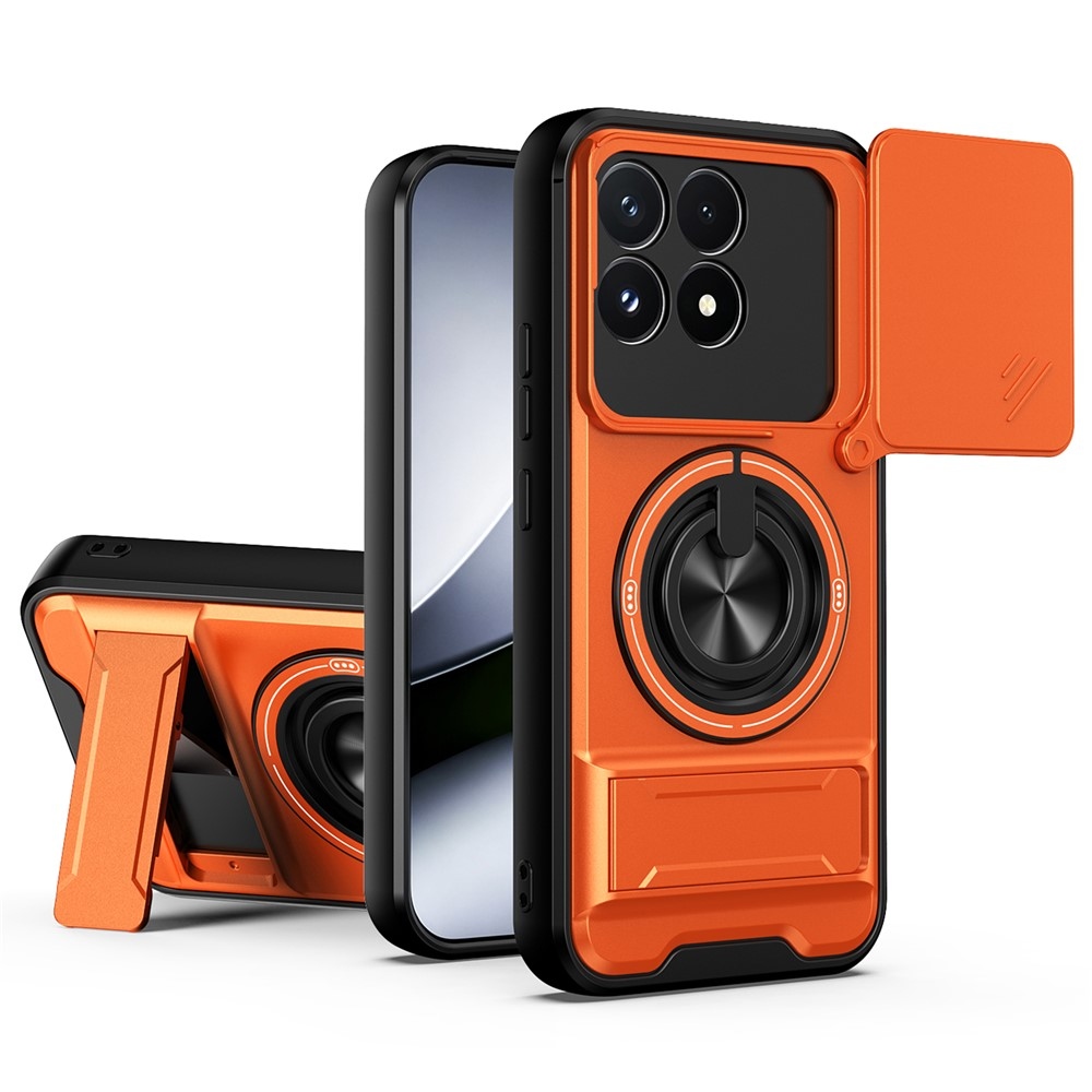 Robuste odolný kryt na Xiaomi Poco F9 Pro 5G - oranžový
