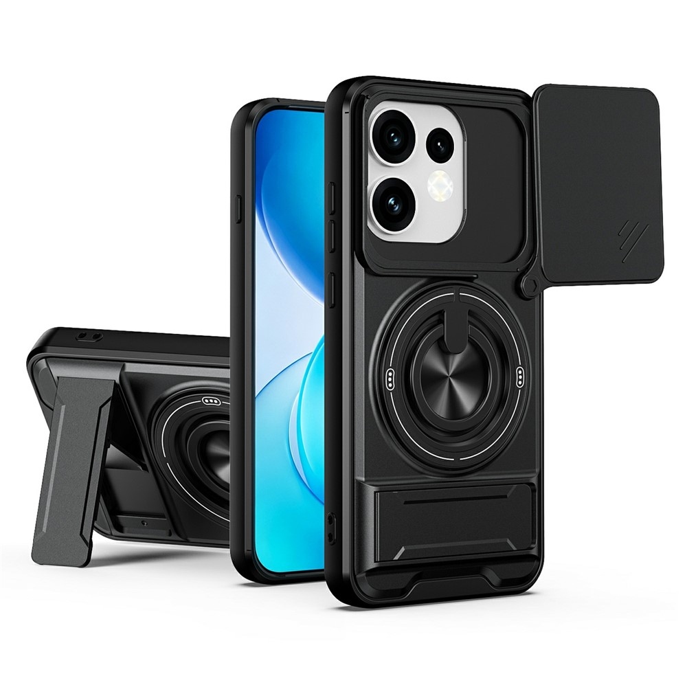 Robuste odolný kryt s MagSafe na Oppo Reno 16 Pro 5G/Oppo Reno 16 5G - černý