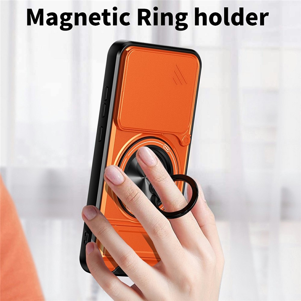 Robuste odolný kryt s MagSafe na Oppo Reno 16 Pro 5G/Oppo Reno 16 5G - oranžový