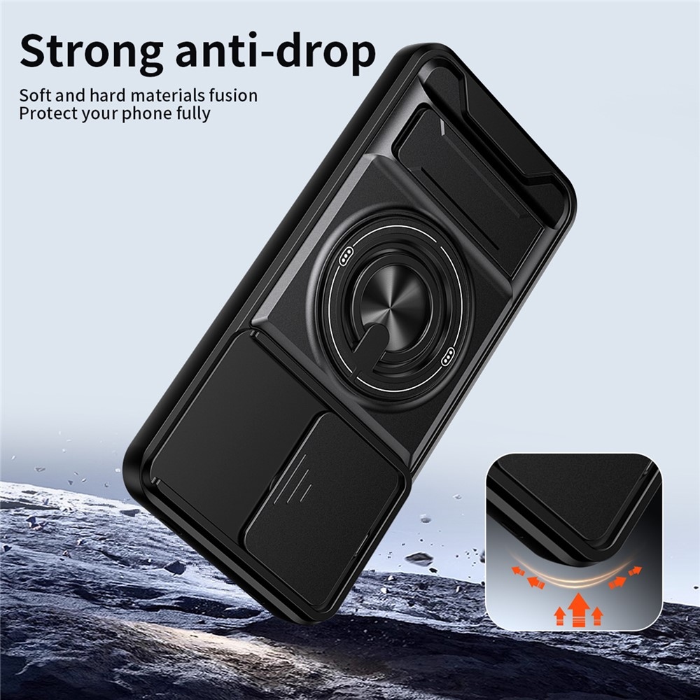 Robuste odolný kryt s MagSafe na Xiaomi Redmi Note 17 Pro 5G - černý