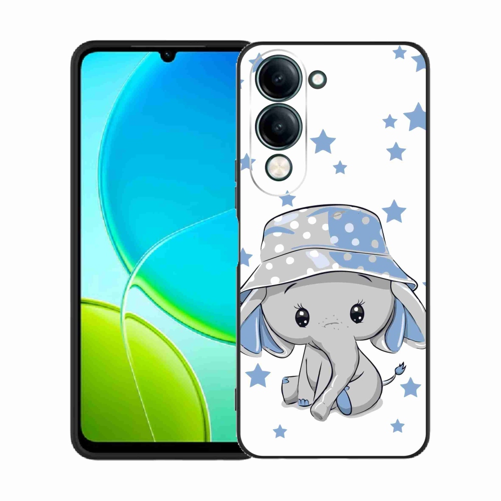 Gelový kryt mmCase na Vivo Y29s 5G - modrý slon