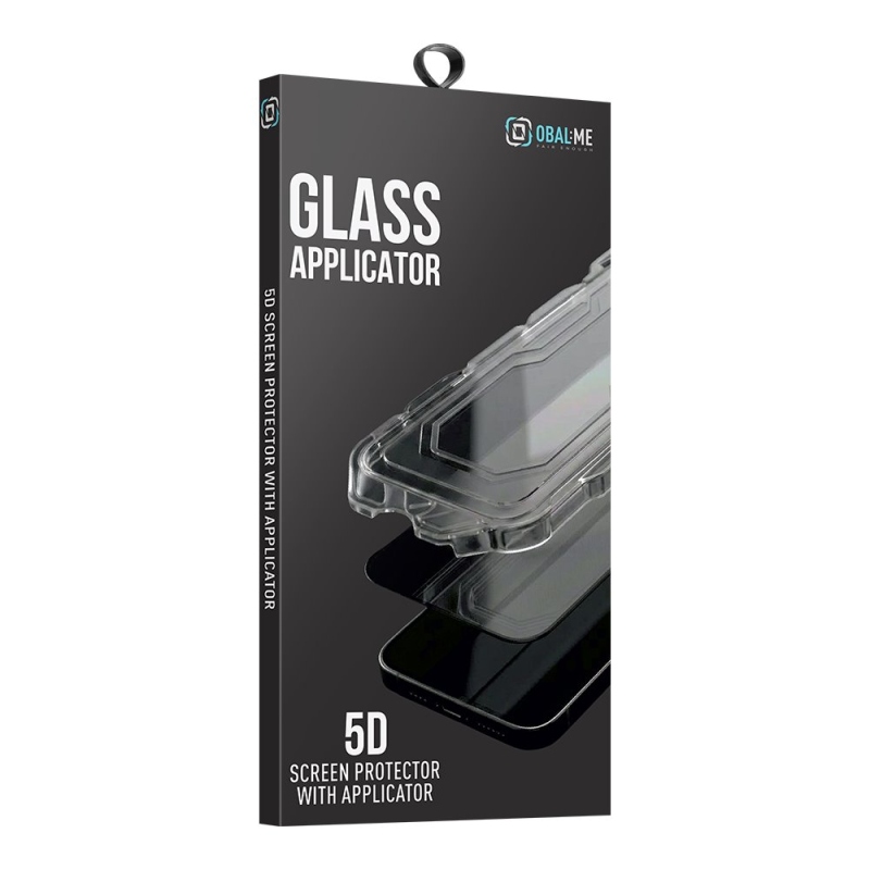 OBAL:ME 5D Tvrzené Sklo s Aplikátorem pro Apple iPhone 17 Pro Max/18 Pro Max Black