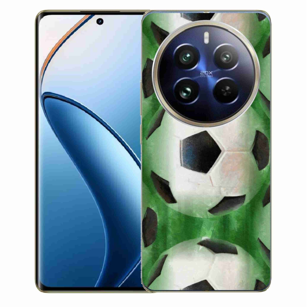 Gelový kryt mmCase na Realme 12 Pro 5G/12 Pro+ 5G - fotbalový míč