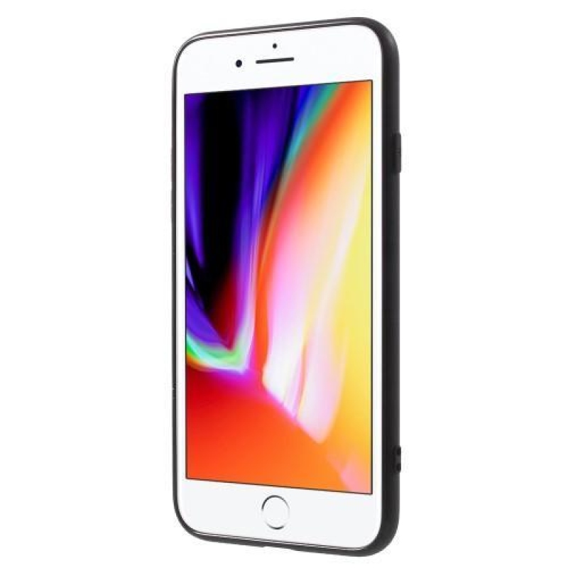 Rose gelový obal na iPhone 7 a iPhone 8 - černé pozadí