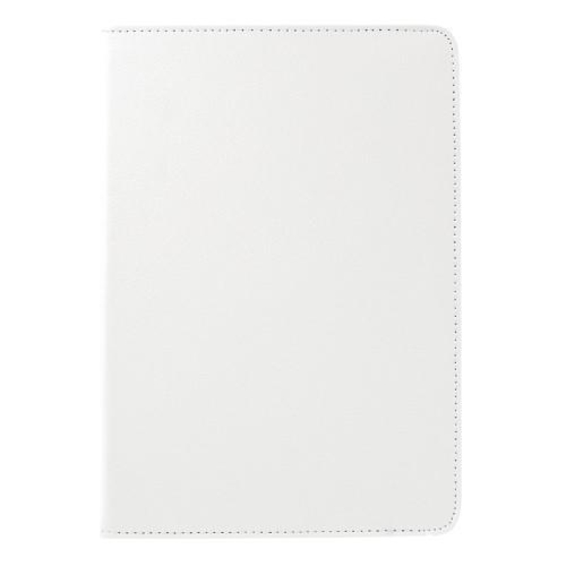 Rotační klopové pouzdro z PU kůže na iPad Pro 9.7 - bílé
