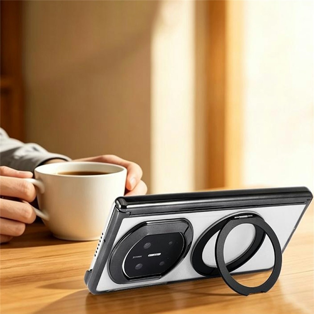 Rotate plastový kryt s výklopným stojánkem a MagSafe na Huawei Mate X7 - černý